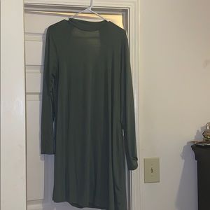 Charming Charlie hunter green dress